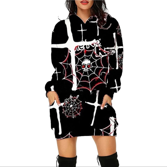 https://dar-gofashion.myshopify.com/products/halloween-print-long-hoodie - Picture 4 of 10